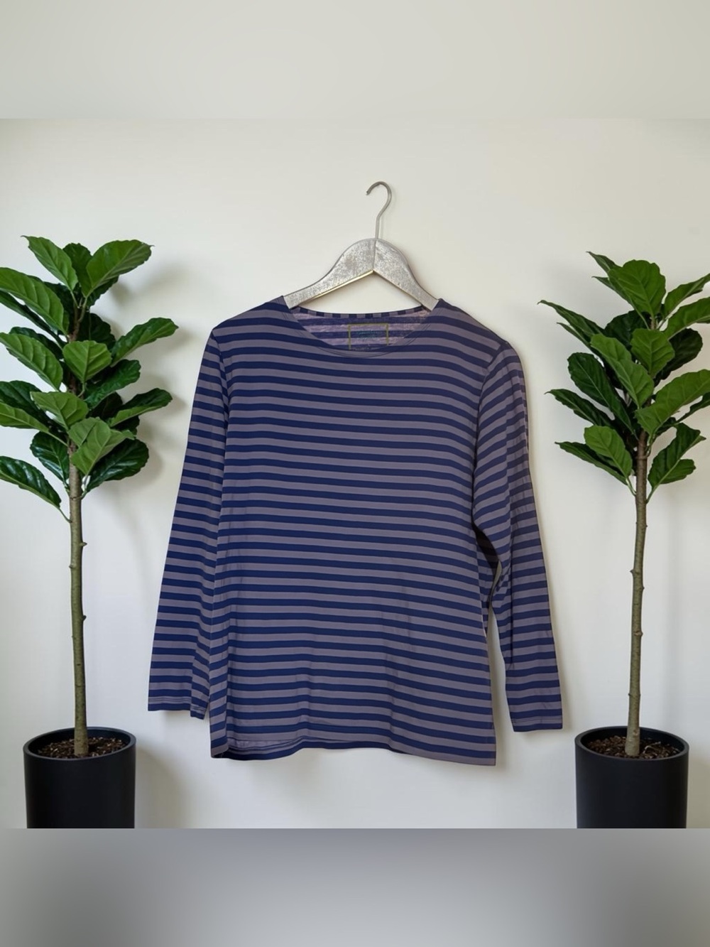 Gudrun Sjoden Essential Organic Cotton Striped Long Sleeve Large